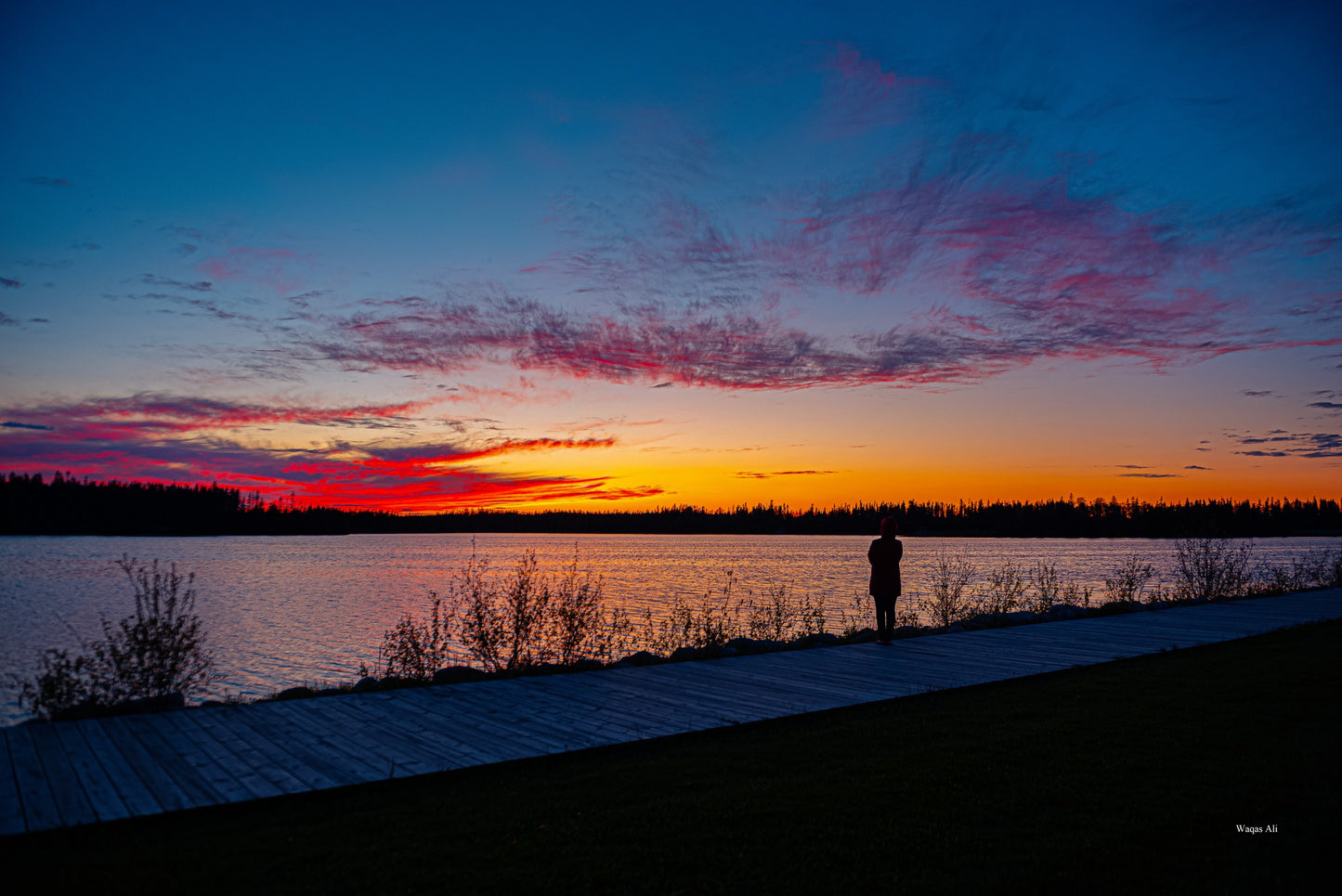 Bring home the serenity of a Cobb's Pond Gander Sunset