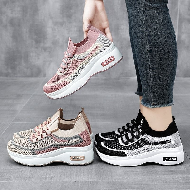Mesh Surface Ortho Breathable Shoes