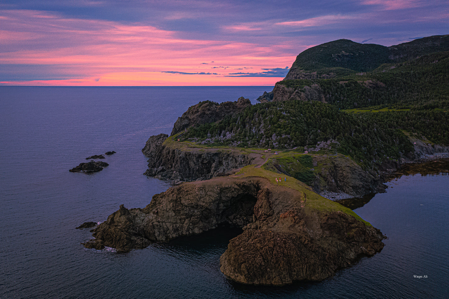 Sunset Serenity: Majestic Coastlines of Newfoundland Bottle Cove
