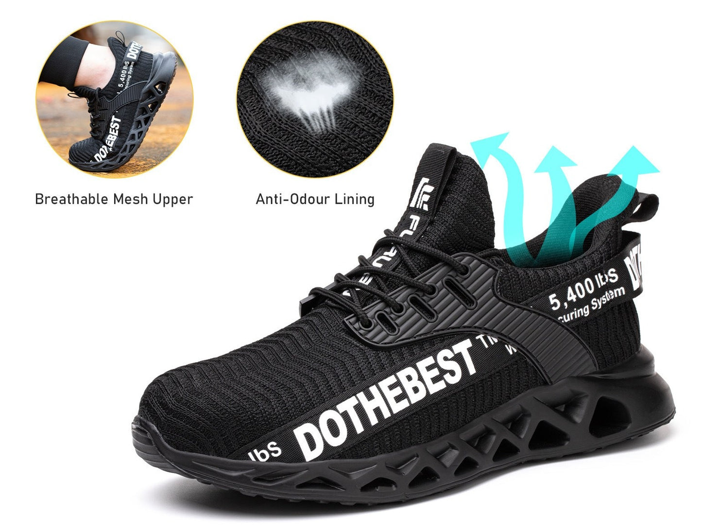 Ortho Breathable Safety Shoes