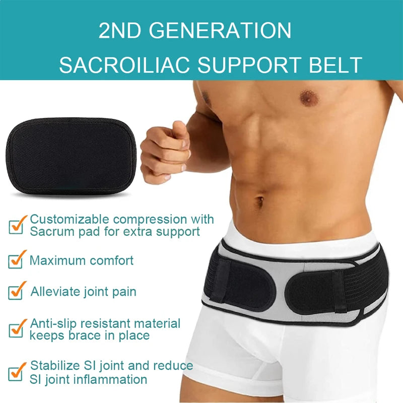 Sacroiliac, Sciatica, Pelvis, Lower Back Pain Belt