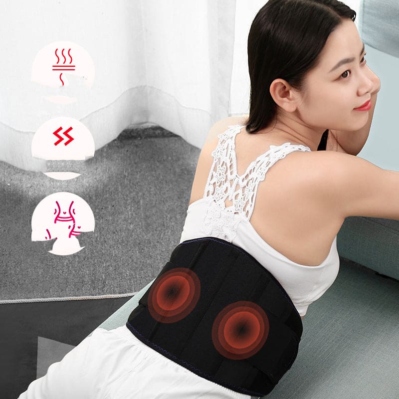 Back pain heating massage belt Heating pad for back pain relief – Alluring  Luxuriant