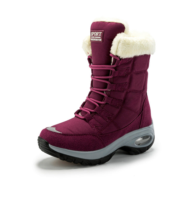 High-top snow boots