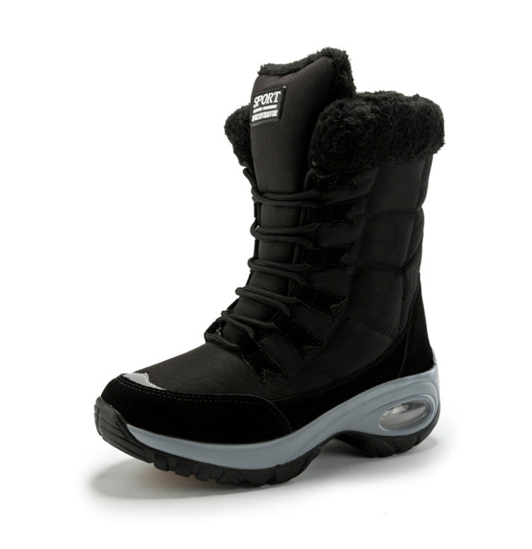 High-top snow boots